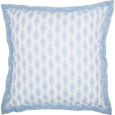 Avani Blue Fabric Euro Sham 26x26 VHC Brands - The Fox Decor